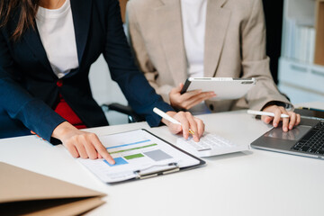Business project team working together at meeting room at office.