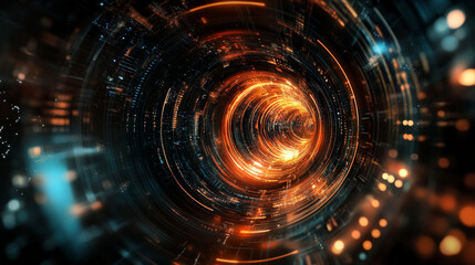 Obraz premium abstract background with circles
