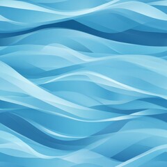 Fototapeta premium fluid wave pattern art, horizontal flowing lines, ethereal aqua blue gradient, organic ripple effect, minimalistic water surface design, gentle curves, clean modern aesthetic, vector illustration