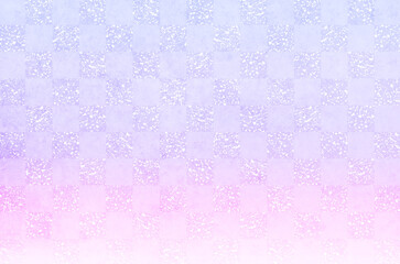 Japanese style checkered pattern background. Japanese traditional latticework illustration.