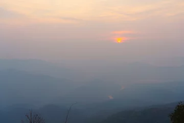 Morning view with smog air pollution © goldquest