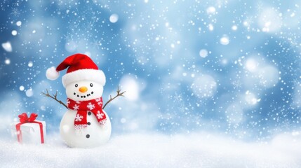 Diverse Snowmen Set: Christmas & New Year Vector Illustrations