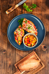 Sweet potato stuffed.