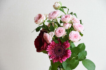 ピンク系の花束