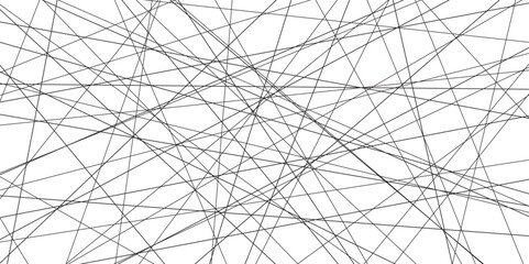 Abstract black lines with white background. Creative and geometric shape with luxury pattern and paper texture design. abstract background with stripes for website design Technology background.	