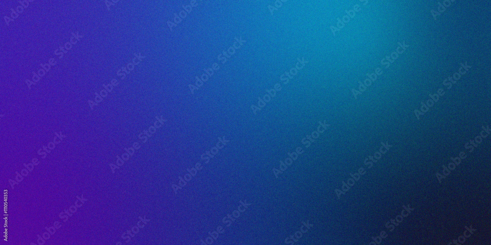 Aufkleber Digital grainy gradient with a colorful soft noise effect. Vintage Grunge Texture Pattern in Blue and purple Tones for Artful Wallpaper. Gradient blur, noise, grain, texture. abstract background.	
