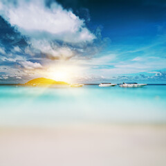 Fototapeta premium Ocean tropical wave