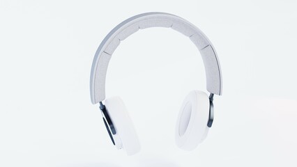 Various color 3D render headphones with vibrant designs, perfect for e-commerce, branding, advertising, and presentations. High-resolution visuals with realistic textures and studio lighting