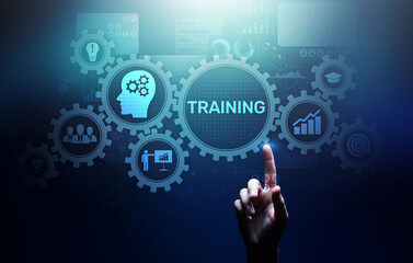 Training Online Education Webinar Personal Development Motivation E-learning Business concept on...