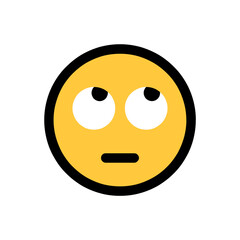 Eye Roll Emoji

