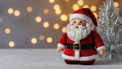 Fototapeta premium Santa Claus Toy Figurine Cute