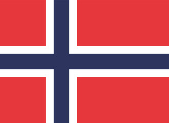 Obraz premium ノルウェー王国の国旗