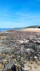 Beach in the isle of Menorca, Balearic Islands, Spain.