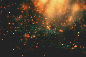 Subtle glowing particles scattered for a magical touch.