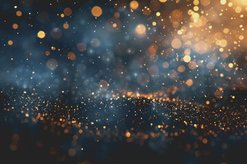 Subtle glowing particles scattered for a magical touch.