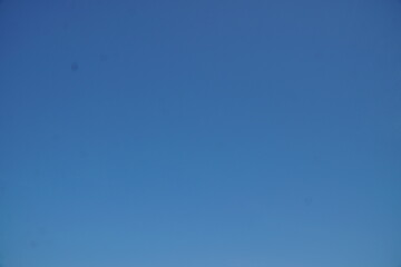 Beautiful clear blue sky without clouds for copy space.