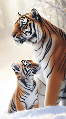 Fototapeta premium Portrait of a Tiger