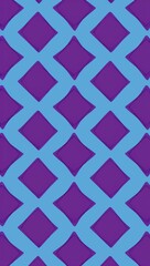 Purple Pentagon pattern hand drawn design on Orange background illustration
