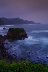 Obraz premium Sunrise at Menganti Beach Kebumen