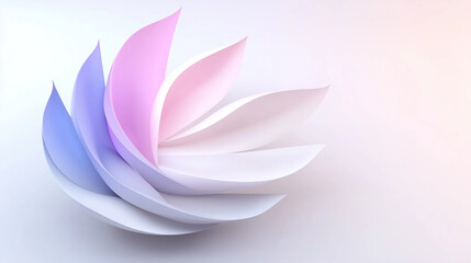 white flower in pink and blue background
