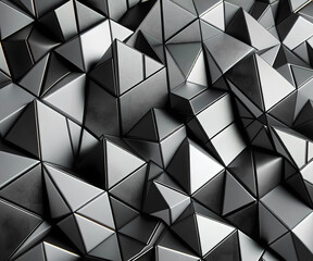 Fototapeta premium Hintergrund, silber schwarz, abstrakt, monochromes Design, symmetrisches Muster