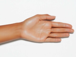 Close-Up of Hands and Forearms with Smooth Skin

