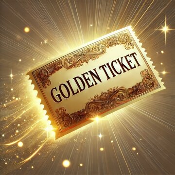 Golden Ticket in Flight