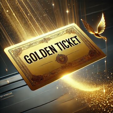 Golden Ticket in Flight