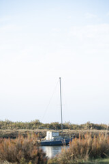 sailboat on the river