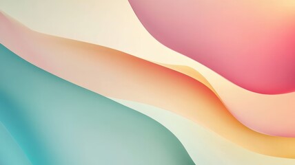 Colorful Waves Create a Soothing Background