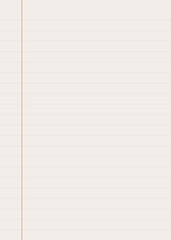 Notebook paper background. Lined notebook paper