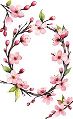 Fototapeta premium pink cherry blossom