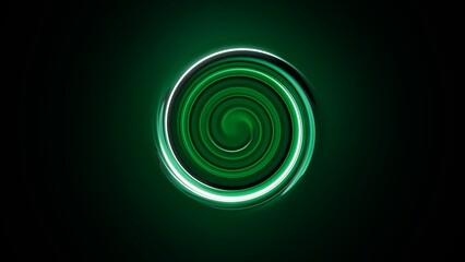 green spiral