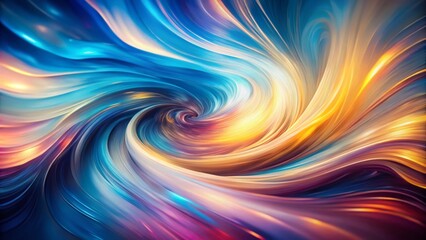 Abstract Background with Long Exposure Effects Creating a Dreamy Atmosphere in Vibrant Colors and Soft Light Blurs, Ideal for Modern Design and Artistic Projects