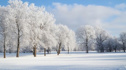 Obraz premium winter outdoors 