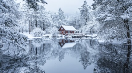 Fototapeta premium winter wonderland 