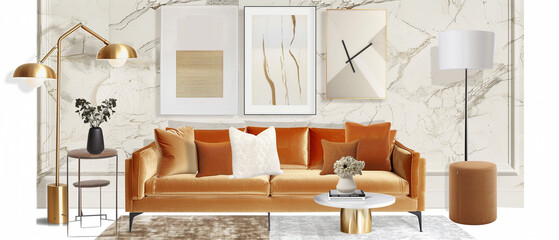 Mood board Materials Interior decorate