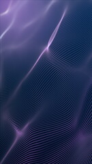 Abstract digital lines wave background. Digital particle cyber or technology background. Animation seamless loop.