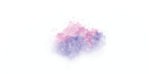 blurred and grainy Blue powder explosion on white background,Beautiful and cloudy sky blue watercolor background,