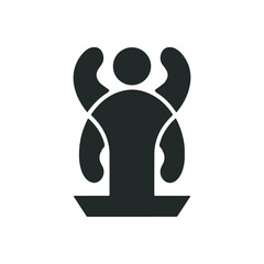 Fototapeta premium Conceptual illustration of a human figure 