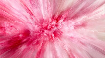 Obraz premium Burst of pink powder with dynamic motion effect, abstract art concept