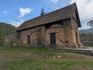 Obraz premium old abandoned church Cyprus 