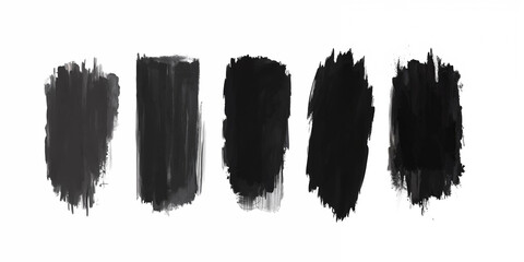 Collection of black paint. Spray paint elements, brush stroke, black splashes set. Sketch grunge charcoal, texture rough scratching pencil chalk line,freehand doodle scribble stroke art brushes vector