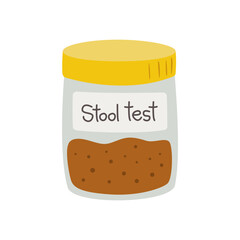 poliomyelitis disease and poliomyelitis test concept