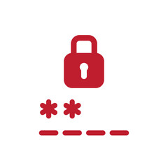 Weak password icon 