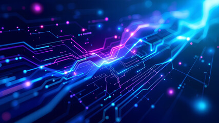 Quantum computer technologies concept,Seamless Block Data Connection Network,Block validation in the blockchain,Abstract Blockchain Network Background