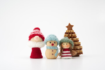 クリスマスのイメージ　白背景