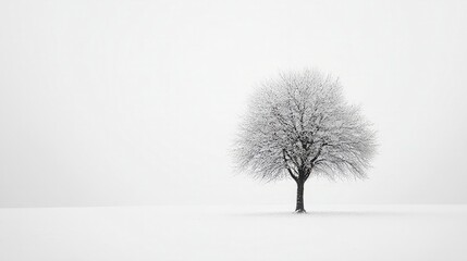 Fototapeta premium abstract tree against minimalistic background