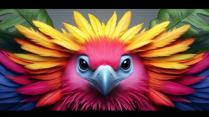 Obraz premium blue and yellow macaw