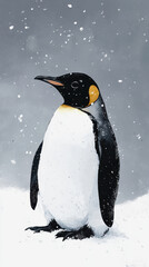 Obraz premium Penguin Awareness Day. penguins in the wild